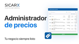 Administrador de precios SICAR X [upl. by Ikilisav174]