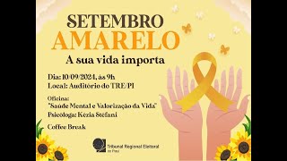 Setembro Amarelo 2024  Sua vida e saúde mental importam [upl. by Gherardo955]