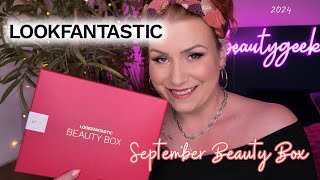 ✨SPOILER✨ EARLY UNBOXING OF LOOKFANTASTIC SEPTEMBER 2024 BEAUTY SUBSCRIPTION BOX [upl. by Warrin190]