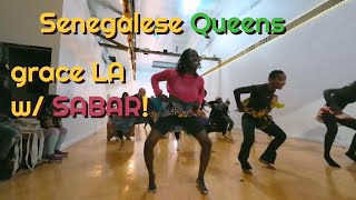 Senegals Rite Of Spring Dancers share educate and UPLIFT LA sabar senegal dance [upl. by Aicinet]