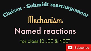 Claisen  Schmidt rearrangement reaction amp Mechanism Named reactions [upl. by Rakso]