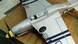 Parkzone P51D MUSTANG review CRASH survivability and SERIOUS WIND testing [upl. by Noswal]