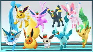 How To Evolve Eevee And All Eevee Evolution Name Trick And Requirement In Pokemon Go 2023 [upl. by Alahsal]