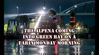 The Alpena moves through downtown Green Bay on a Monday morning [upl. by Goines663]