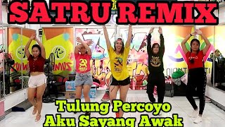 SATRU REMIXTULUNG PERCOYO AKU SAYANG AWAK  CHOREO SURYA KIRAN [upl. by Nnaoj796]