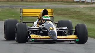 Lamborghini F1 V12 Engine Sound  Minardi M191B [upl. by Nnaycart]