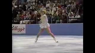 Tonya Harding 1991 Skate America Exhibition Triple Axel [upl. by Latsyrcal55]