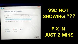 Fix SSD not showing while Windows 10 installation Dell Inspiron 15 5000 [upl. by Medeah908]