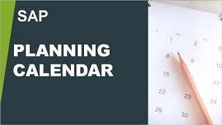 What is Planning Calendar in SAP  Planning Calendar SetupSAPLOBBY [upl. by Alaik]