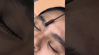 Eyebrow laminationtint tutorial brows wexing viral shorts subscribe skincare beauty [upl. by Arais]