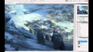 Part 2 Digital Environment Painting with Noah Bradley [upl. by Shiverick]