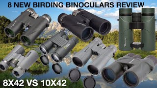 NEW 8 BIRDING BINOCULARS 8X42 VS 10X42 BRESSER CONDORWAVELUCHSPIRSCH NAT GEOGRAPHREVIEW PRICES [upl. by Lenoj]