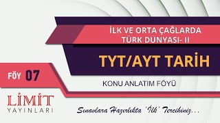 TYTAYT Tarih Konu Anlatımı İlk Ve Orta Çağlarda Türk Dünyası II [upl. by Skiba394]