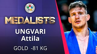 UNGVARI Attila Gold medal Judo Kazan Grand Slam 2021 [upl. by Ahsenat]