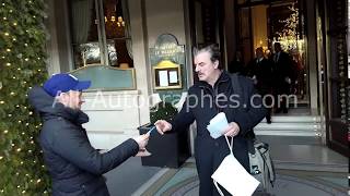 Chris Noth signing autographs in Paris Part 2 [upl. by Lraep312]