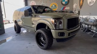 Ford Excursion Full Interior Color Change [upl. by Odrawde]