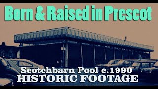 HISTORIC FOOTAGE  Scotchbarn Pool  Prescot  c1990 [upl. by Feucht395]