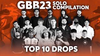 TOP 10 DROPS 🔊🔥 Solo  GRAND BEATBOX BATTLE 2023 WORLD LEAGUE [upl. by Gemina]