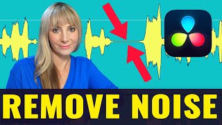 How to REMOVE BACKGROUND NOISE in DaVinci Resolve 18 FREE VERSION [upl. by Aroc]