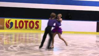 12 R PARSONS  M PARSONS USA  ISU JGP Baltic Cup 2011 Junior Ice Dance Short Dance [upl. by Louls]