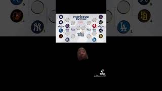 MLB postseason picture and my personal prediction ￼ [upl. by Llerret]