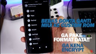 Pindahpindah ROM Redmi Note 5 Pro Ga Perlu Format Data  Install Pitchblack Recovery Versi 290 [upl. by Demha]