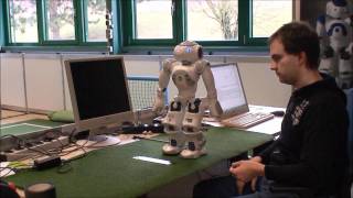 Walking Experiments using Humanoid Nao Robot [upl. by Peters80]