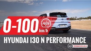 2018 Hyundai i30 N 0100kmh amp engine sound [upl. by Inoy749]