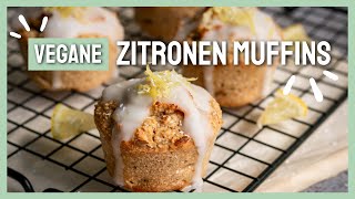 🍋 Saftige vegane Zitronenmuffins – ohne weißen Haushaltszucker [upl. by Eimmelc]