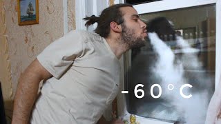 What happens if you open the window at 60°C76°F Yakutia Russia [upl. by Namyac]