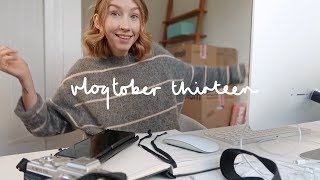 OFFICIALLY MOVED IN amp THERAPY SO FAR  VLOGTOBER [upl. by Ecitnirp]