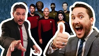 Wil Wheaton on leaving TNG with entire cast question from Aaron Douglas [upl. by Atteynod]