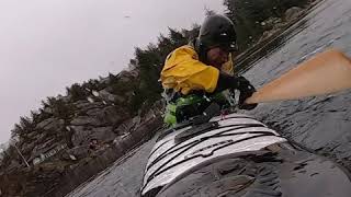 NEW Norse Idun kayak roll test [upl. by Pettit]