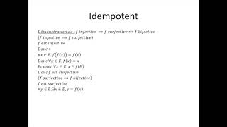 Espaces vectoriels partie 27  Idempotent [upl. by Enyalahs]