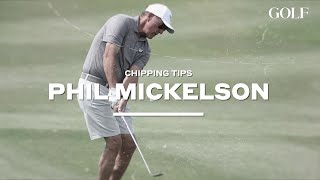 Phil Mickelson fixes chipping mistakes amateurs make [upl. by Mun]