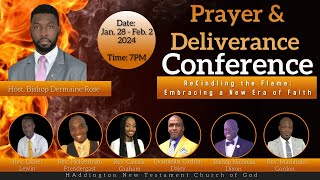 Prayer amp Deliverance Conference 2024  Night 4  W Evangelist Carlton Daley  January 312024 [upl. by Lebasi]