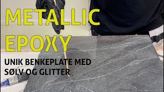 Slik lager du en unik benkeplate med Epoxy [upl. by Radford]