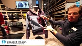 ISPO Neuheiten für 20162017 VAUDE Golliat 3L Jacket [upl. by Honorine]