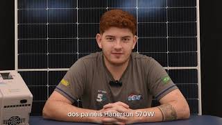 PAINEL SOLAR HANERSUN 570 W  TIER ONE [upl. by Hannah]