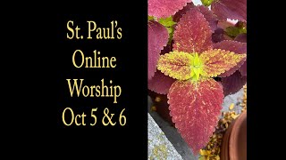 St Pauls Service  October 5 2024 [upl. by Einitsed]