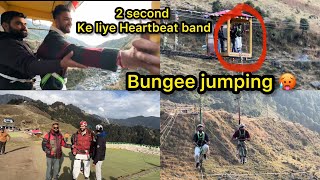 Tried Bungee Jumping For The First Time😅 [upl. by Natan]