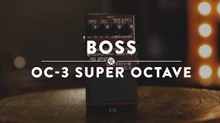 Boss OC3 Super Octave  Reverb Demo Video [upl. by Redle]