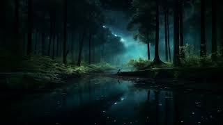 Enchanted Forest Lake ASMR Relaxing Ambience Sound [upl. by Lieno647]