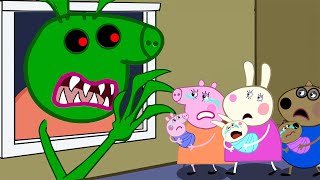 Zombie Apocalypse Zombies Appear At The Maternity Hospital🧟‍♀️  Peppa Pig Funny Animation [upl. by Abbub]