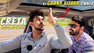 Creta 2024 Reviewed by Grand Vitara Owner shocking 🤯 Reactions  Grand Vitara vs Creta 2024 Facelif [upl. by Follansbee]