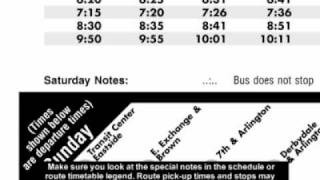 How to Read METRO Bus Schedules [upl. by Aleusnoc547]