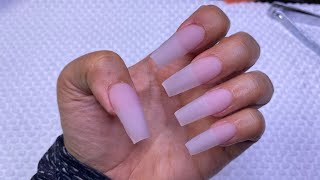 How to do acrylic nails for beginners [upl. by Lanta]