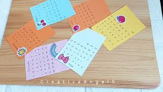 Desk ൽ വെക്കാൻ cute Calendar ഉണ്ടാക്കാം 😱How to make easy desktop calendar with paperpaper craft [upl. by Sweet]