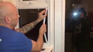 How to replace glass in a double glazed uPVC window [upl. by Almallah]