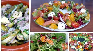 🥗7 салатов без майонеза на 🍽 ПРАЗДНИЧНЫЙ СТОЛ Быстрые и вкусные салаты на новый год 2024🥂 [upl. by Chaunce830]